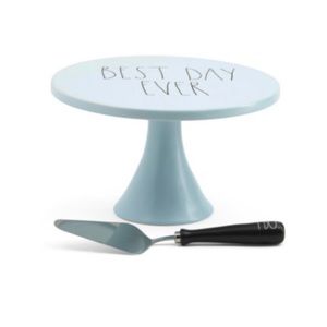 Best Day Ever Cake Plate and I Do Cake Server